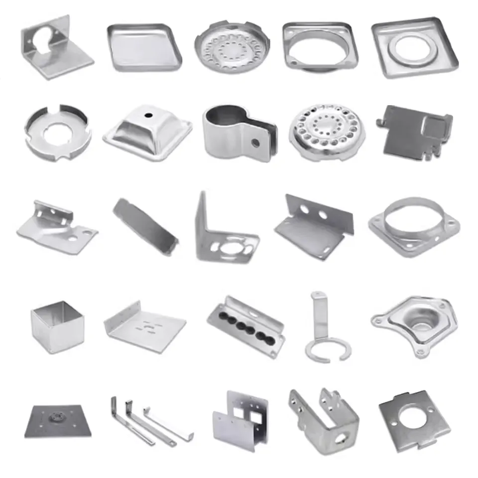 Estampage personnalisé de précision pliage soudage pièces de tôle traitement fabrication laiton acier inoxydable aluminium tôle