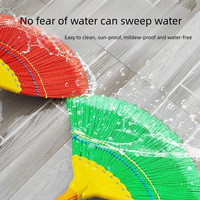 Balai magique domestique en gros, balai à eau simple, grand balai plat en soie ondulée, fil de plastique épaissi