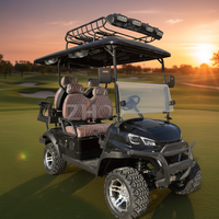 Voiture de golf électrique 4 places de la marque ZHOHO avec batterie au lithium/plomb-acide, vitesse de 30 à 50 km/h, autonomie de 90 km, en vente au meilleur prix