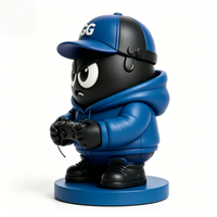 Figurines PVC promotionnelles de 8,5 cm, écologiques, mignonnes, sur le thème de la vie gamer, en boîte mystère, jouets d'art de collection personnalisés par des designers