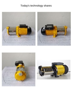 Bomba de Agua Autocebante MH OEM de Acero Inoxidable, Bomba Centrífuga Multietapa/Simple Etapa para Uso Doméstico e Industrial - Product Image 3