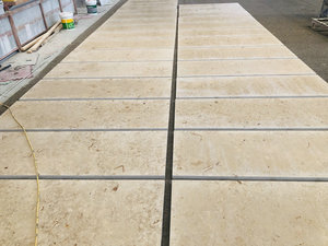 SH STONE Carreaux de sol en pierre calcaire beige pour extérieur et intérieur - Product Image 6