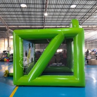 But de football gonflable en PVC pour extérieur, 3x3x3m, certifié EN71/CE, facile à monter, jouet sportif, cible de tir, produit phare