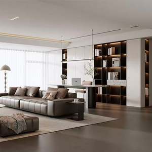 Meuble TV de style moderne haut de gamme pour la maison, meubles en bois sur mesure pour hôtel, appartement, séjour, fabrication - Product Image 2