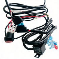 Kit Kabel Harness Lampu LED 12V 2 Kabel untuk Lampu Sorot Pabrik