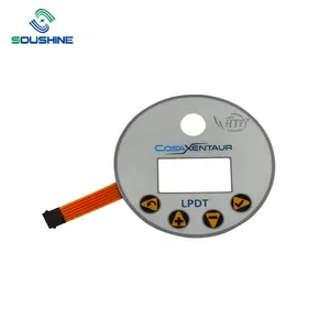 Kubah logam kustom layar sutra FPC cetak grafis pemanjangan membran <span class=keywords><strong>Keyboard</strong></span> sakelar dengan keypad Panel depan & <span class=keywords><strong>Keyboard</strong></span> - Product Image 2