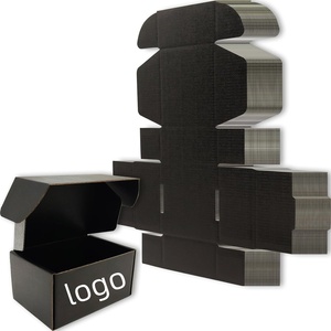 Caja de Embalaje de Regalo de Cartón Corrugado Reciclado Rosa Ecológica Personalizada para Cosméticos y Ropa, Plegable, con Laminación Brillante - Product Image 1