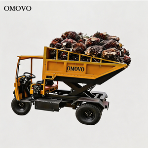 รถสามล้อบรรทุกไฟฟ้า OMOVO 500 วัตต์ ระบบไฮดรอลิก บรรทุกได้ 1 ตัน แบตเตอรี่ LFP 72V แบบเปิด  ความเร็ว 50-70 กม./ชม. สำหรับงานเกษตร ฟาร์ม มะพร้าว - Product Image 2