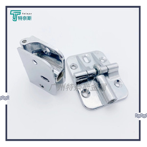 HL056 Folding <b>Hinge</b> 90 <b>Degree</b> <b>180</b> <b>Degree</b> Clip On Zinc Alloy Plated For Distribution Box Control Cabinet Industrial Equipment - Product Image 3