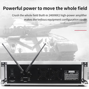 Depusheng GT12M 2400W *<span class=keywords><strong>2</strong></span> Leistungsstarker Professioneller 12-Kanal-Audiomixer-Verstärker mit Zwei Mikrofonen - Product Image 4