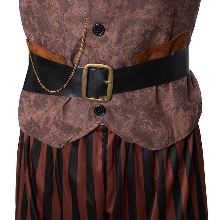 Abbigliamento Tema Rinascimentale Gilet Uomo Stile Pirata Vichingo Steampunk - Costume Medievale Rinascimentale E Vittoriano Gilet Medievale Uomo - Foto 3
