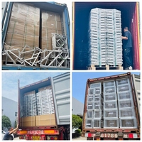 Fabricant chinois de supports de climatisation en aluminium soudé, supports de compresseur, racks pour VRF/VRV, montage extérieur sur toit