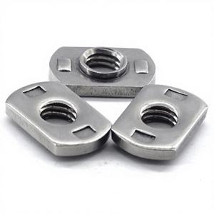 Tuerca en T de Aluminio para Industria Pesada, 1/4-20, Sistema de Accionamiento, Acero Galvanizado, Deslizante, Tuerca de Bala de 15 mm, Tuerca de Acero Inoxidable - Product Image 6