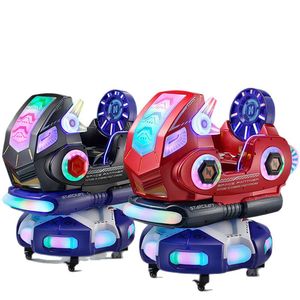 Wholesale Plastic Amusement Kiddie <b>Swing</b> Ride Coin Operated Rocking Car 3D Interactive Rotate Machine KU-11266 Plastic Interstel - Product Image 3