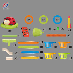 Chengji Hand Eye coordinazione di lancio giocattolo di smistamento di colore abbinamento cartone animato coccinella Design 4 in1 giocattolo educativo Kit sport - Product Image 3