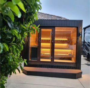 Panneau extérieur noir salle de sauna à vapeur halo thérapie extérieur infrarouge sel Sauna halo thérapie <span class=keywords><strong>suspendu</strong></span> <span class=keywords><strong>banc</strong></span> en <span class=keywords><strong>bois</strong></span> à Double rangée - Product Image 5