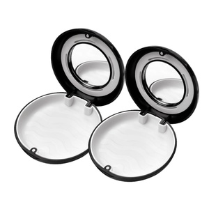 Étui pour protège-dents à fixation magnétique, personnalisé avec un support <span class=keywords><strong>de</strong></span> bain pour prothèse dentaire en silicone miroir, étui ultra-fin portable - Product Image 2