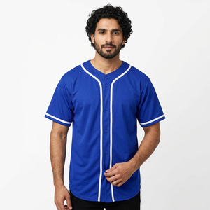 เสื้อเบสบอลสำหรับผู้ชายเสื้อพิมพ์ลายเทคนิคส่งตรงจากโรงงาน - Product Image 1