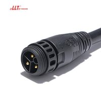 Connecteur d'alimentation industriel étanche LLT M19 en plastique, mâle-femelle, 3 broches, pour extérieur et aviation