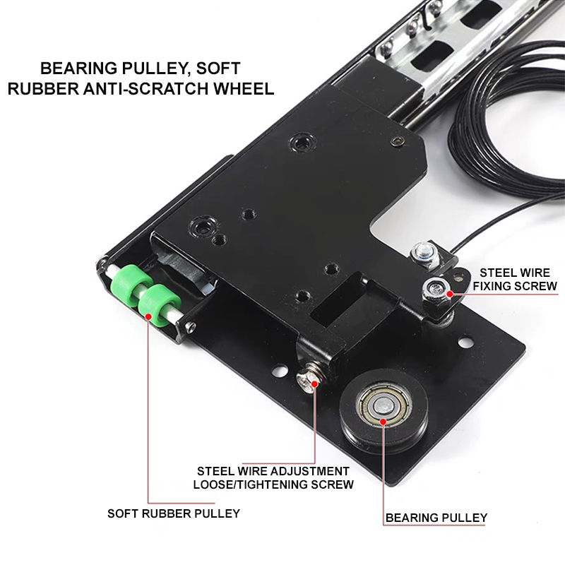 sliding system for wardrobe