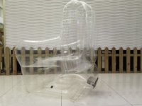 Canapé gonflable transparent pliable moderne et portable pour l'extérieur et le salon
