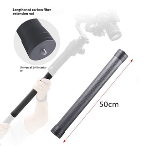 Barra de Extensión Universal de Fibra de Carbono de 50 cm, Capacidad de Carga de 2 kg, para <span class=keywords><strong>Ronin</strong></span> RS3 <span class=keywords><strong>RS2</strong></span>, para Estabilizador de Mano Crane, 1/4 3/8 - Product Image 5