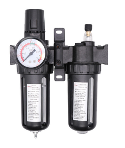 Regolatore pneumatico filtro aria nero lubrificatore combinazioni con separatore olio acqua 1/4 "3/8" 1/2 "-utensili pneumatici - Product Image 2