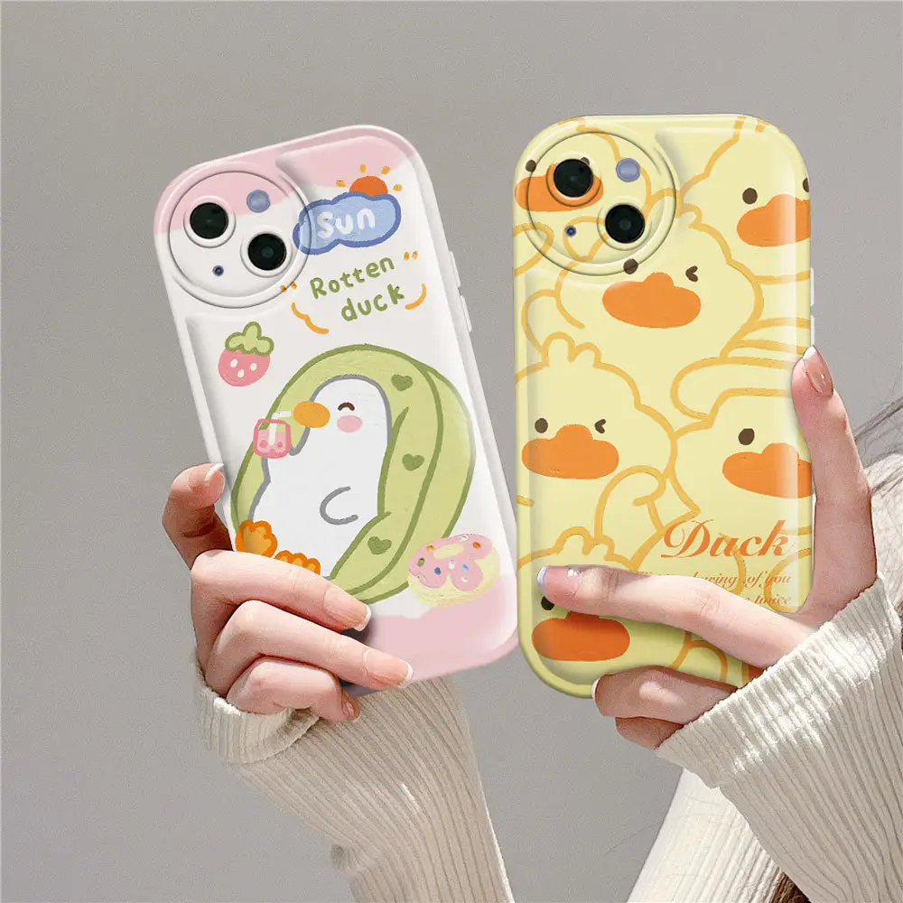 For Iphone 14 7 Plus 14 13 12 11 Pro Max X/Xs Max Xr Cover Wholesale Ins Style Animal Kawaii Cartoon Cute Mobile Phone Case