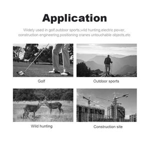 جهاز قياس المسافات بالليزر للصيد والرماية بمدى 1000 متر، مع حزام مموج وخاصية الإمالة لقياس المسافات في الجولف - Product Image 2