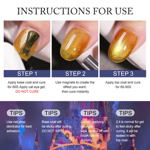 Smalto Gel Occhio di Gatto Westink Fai-da-Te, Facile da Usare per Creare Unghie Magnetiche <span class=keywords><strong>Senza</strong></span> Salone, 15ml Euro St Twillight Town - Product Image 6