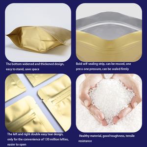 Sac debout pochette en aluminium pour aliments sac en plastique compostable en feuille personnalisée sacs d'épicerie en plastique pour aliments - Product Image 4