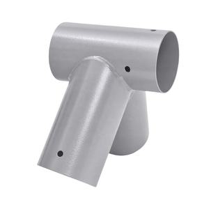 Braket baja logam kustom kualitas tinggi bingkai ayunan lapisan bubuk braket ujung untuk 100mm tiang ayunan Diameter - Product Image 1