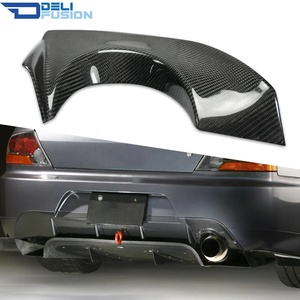 แผ่นกันความร้อนท่อไอเสียสำหรับกันชนหลัง Mitsubishi Evolution EVO9 VRS ปี 2005-2007 ใช้ได้กับท่อไอเสีย RB ของแท้ ชุดแต่งอะไหล่รถยนต์ - Product Image 1