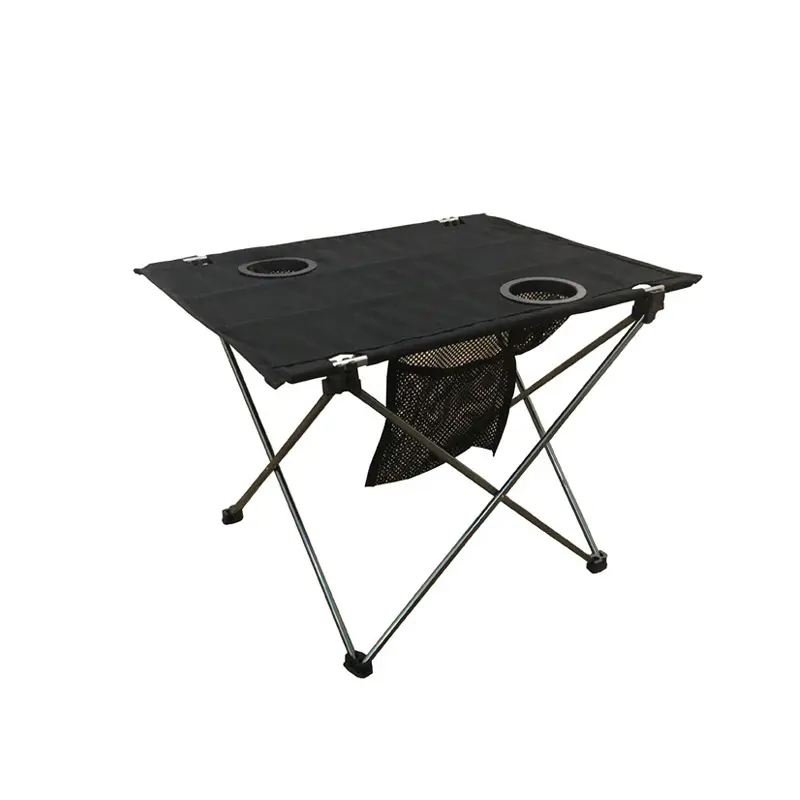 フレームオックスフォードロールテーブルトップ折りたたみテーブルピクニックキッチンダイニングキャンプテーブル耐久性のある航空アルミニウム高品質屋外