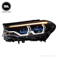 Phares avant LED G30 Pre LCI Upgrade Angel Eye haute puissance, lumière blanche 12V, pour Série 5 2018-2020