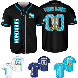 Kaus bisbol Negara Honduras personalisasi kaus Jersey kustom Hombres Negara Honduras Camisa De Honduras - Product Image 1