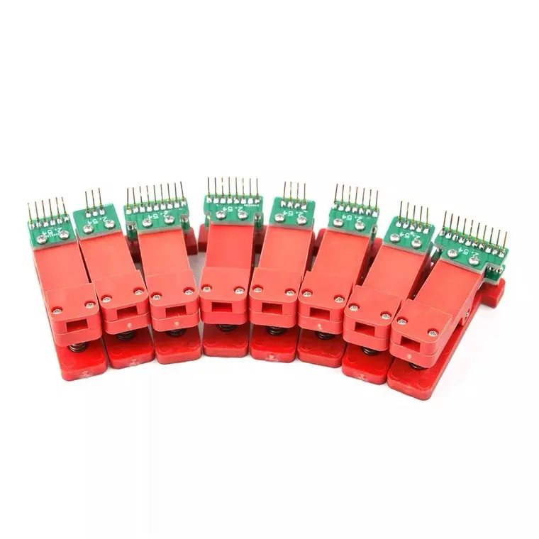 New Electronic Component 2.54mm Test rack PCB clip probe download program to record the spring pin SOP16 detachable chip recordi