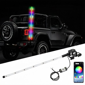 Luz <span class=keywords><strong>LED</strong></span> Universal <span class=keywords><strong>para</strong></span> Auto <span class=keywords><strong>de</strong></span> 12/24V, Antena con Control por Aplicación, Luz <span class=keywords><strong>de</strong></span> Seguridad <span class=keywords><strong>para</strong></span> Camiones y <span class=keywords><strong>Remolques</strong></span> - Product Image 1