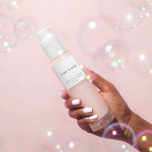 HANLINGER Private Label OEM Deep Wash Rose Facial Wash Organic Rose Water Based Soft Pink Cloud Blanqueamiento Face Wash - Product Image 5