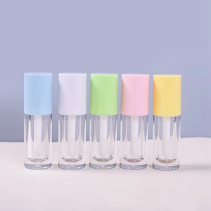 Tubo de brillo de labios cosmético vacío 6ml DIY envases de brillo de labios tubos de brillo de labios de plástico transparente con varita gruesa - Product Image 3