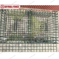 Piège à homards et crabes en acier soudé de grande taille, prix d'usine, pour usage récréatif et commercial
