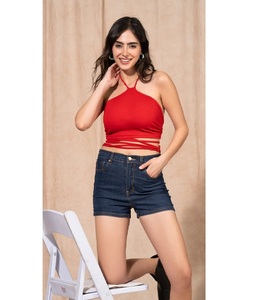 Débardeur court en coton léger et extensible pour femmes, tissu doux et confortable pour un usage quotidien, voyage, activités de plein air - Product Image 5