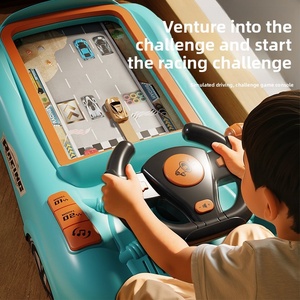 Juego de Carreras para Niños, Rompecabezas de Aventuras, Simulación Educativa Competitiva, Juguete de Volante, Eléctrico, de Plástico, para Edades de 3 <span class=keywords><strong>a</strong></span> 6 <span class=keywords><strong>A</strong></span>ños - Product Image 2