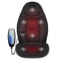Phenitech Sitzmassagegerät, Vibrierendes Rückenmassagegerät für Stuhl-Massagekissen, Massage-Sitzkissen