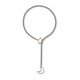 Collier ras-de-cou lune étoile doré tendance, style punk gothique chaîne cubaine réglable Y, collier mode chaîne