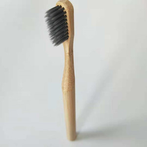 Planta base de cero residuos de la protección del medio ambiente orgánico de carbón de bambú de cerdas suaves Biodegradable cepillo de dientes - Product Image 5