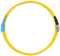 Cordon de brassage fibre optique SC vers FC UPC, monomode duplex 9/125µm, câble connecteur FTTH, jumper réseau optique télécom, vente en gros