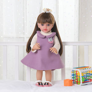 Poupée AI Yeezwood avec fonction de conversation et de musique, 55 cm, <span class=keywords><strong>en</strong></span> silicone, poupée AI reborn, cadeau pour enfant, ensemble de poupées reborn <span class=keywords><strong>en</strong></span> silicone pour fille - Product Image 1