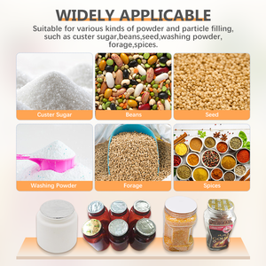 Línea de producción de máquina de sellado y llenado de gránulos para botellas de plástico, alimentos enlatados, granos de café, arroz, cereales - Product Image 2