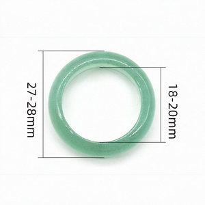 18~20mm 천연 보석 크리스탈 반지, 남녀공용 귀걸이 주얼리용 고급 단일 원석 반지 펜던트 - Product Image 3